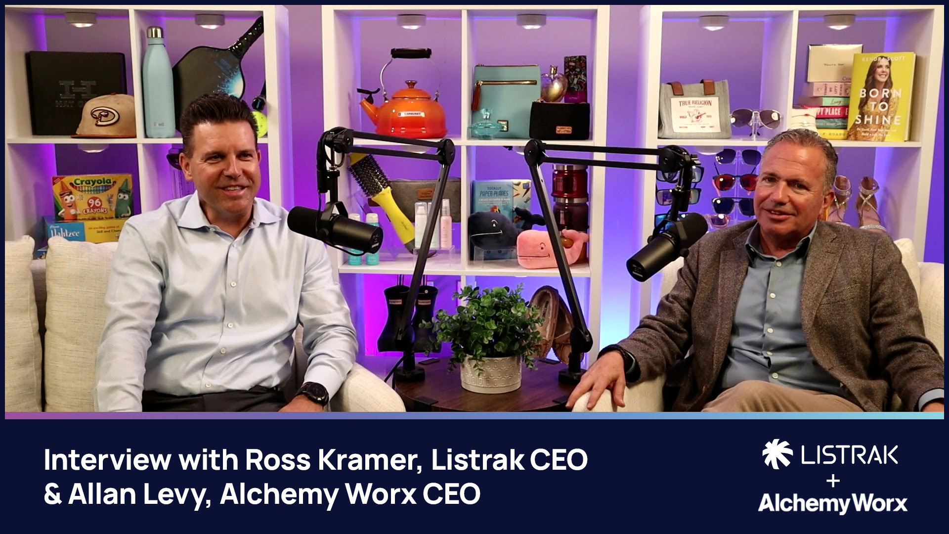 Screenshot of the Listrak Interview with Alchemy Worx CEO Allan Levy